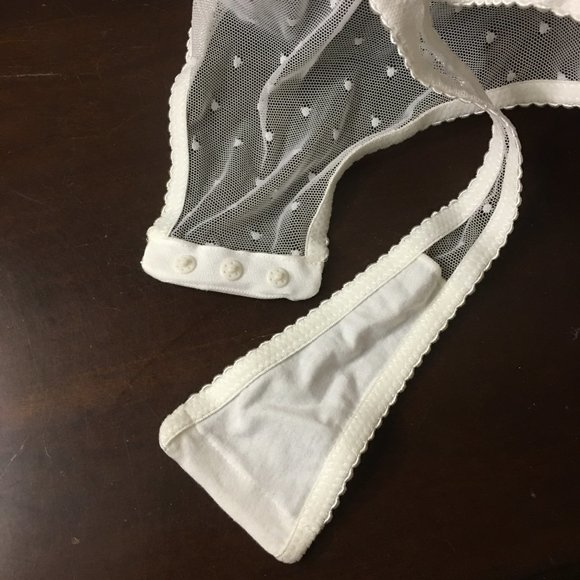 INC INTERNATIONAL CONCEPTS "Core Body Hang" Cupped Swiss Dot Thong Bodysuit NEW! - Picture 12 of 16